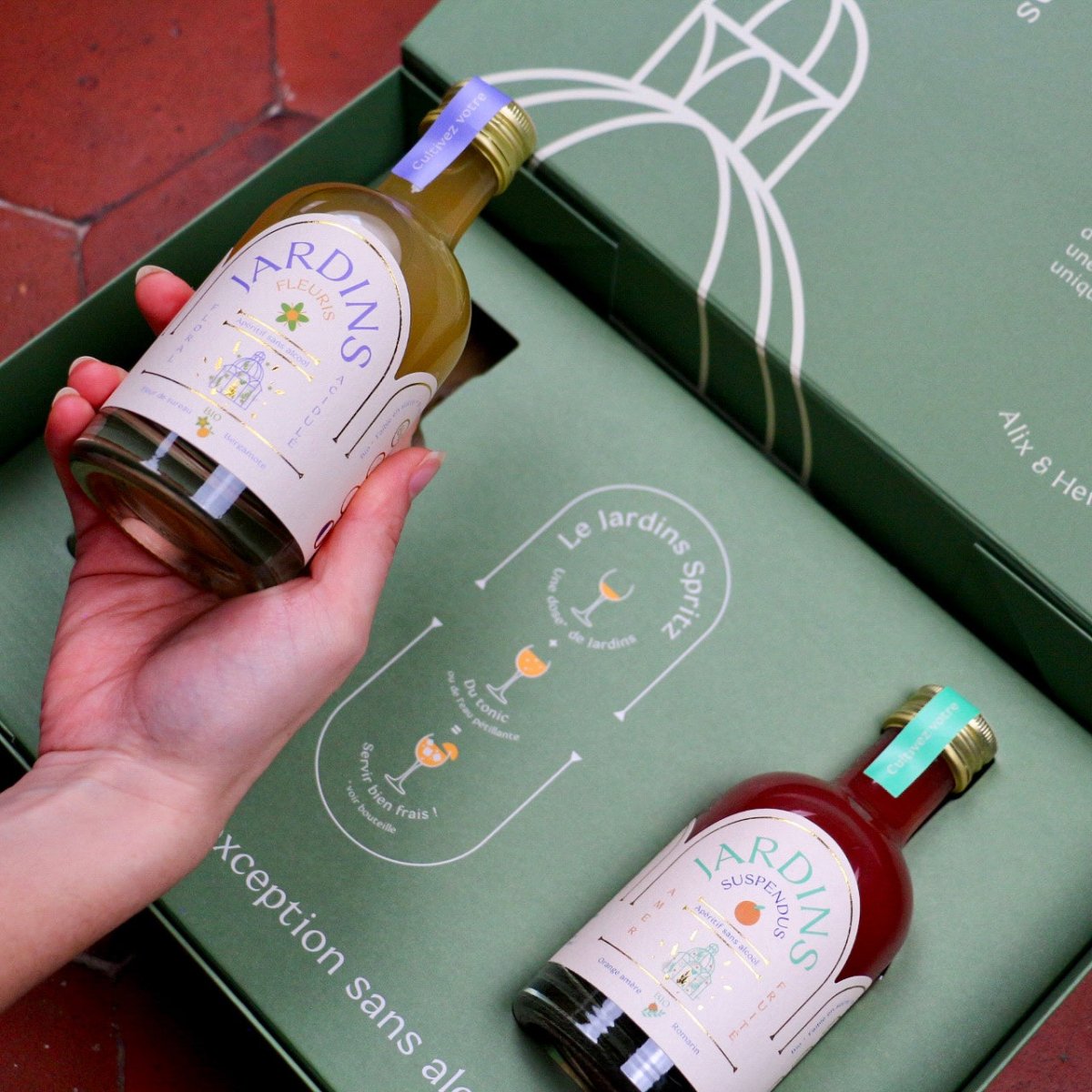 Coffret cadeau - Jardins Fleuris + Jardins Suspendus - 20cl - Jardins - cocktail sans alcool