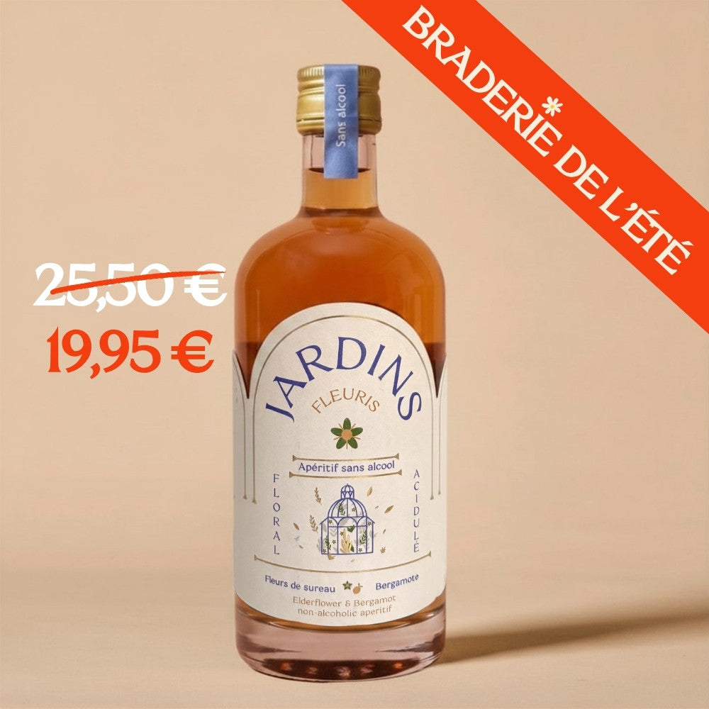 
                  
                    Jardins Fleuris - Fleurs de sureau & Bergamote - 50 cl
                  
                
