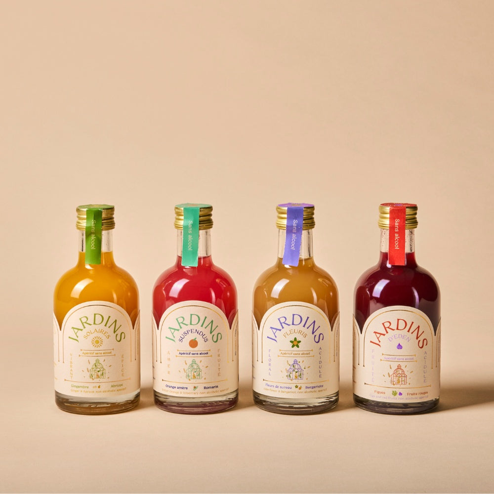 Pack Découverte – Les 4 apéritifs Jardins au format mini - 20cl