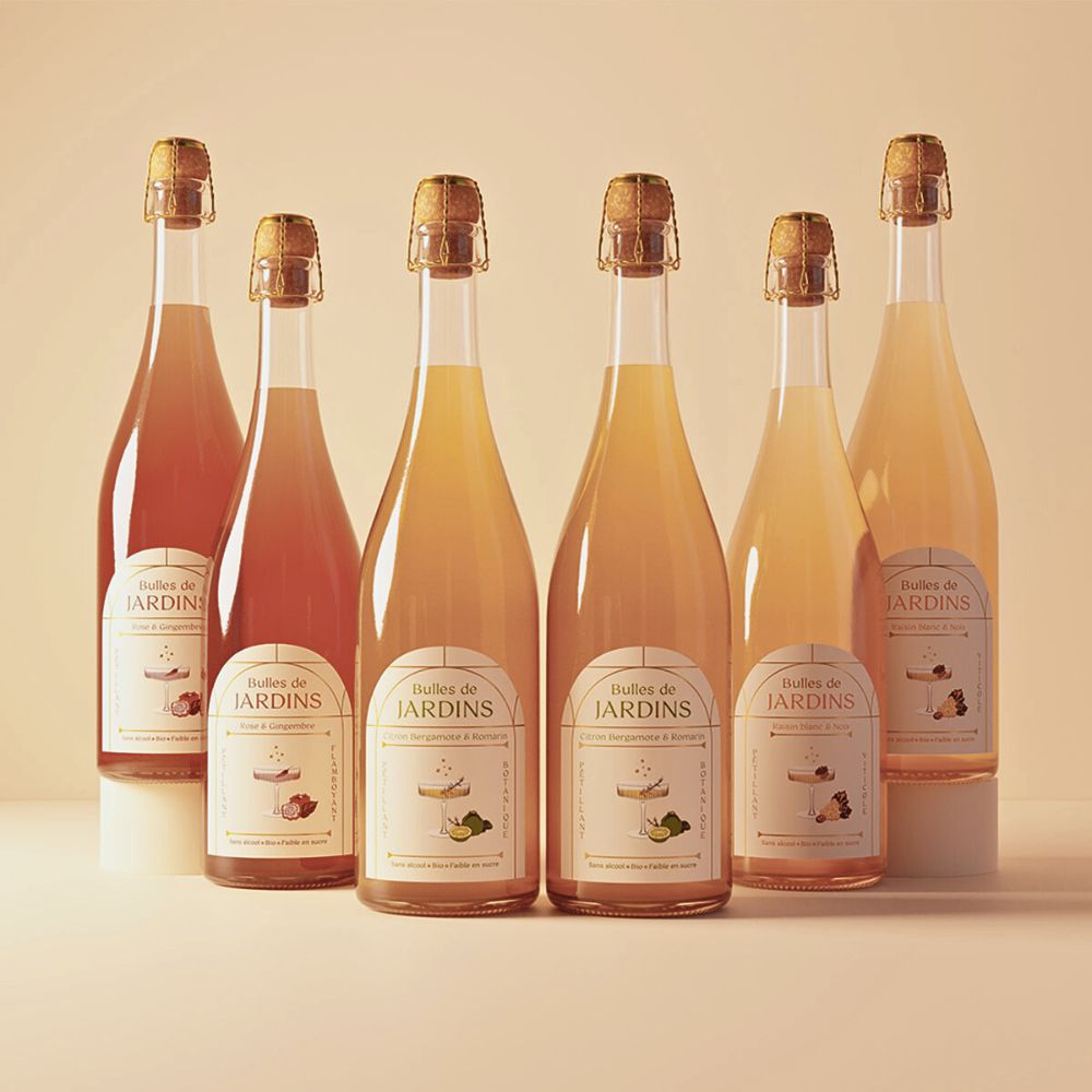 Pack of 6 - Bulles de Jardins 75 cl - Gourmet bubbles