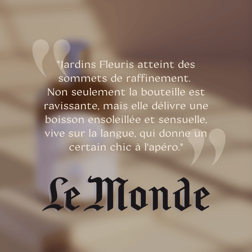 
                  
                    Apéritif sans alcool, BIO, faible en sucre et français pour réaliser des cocktails sans alcool. Citation de Le Monde.
                  
                