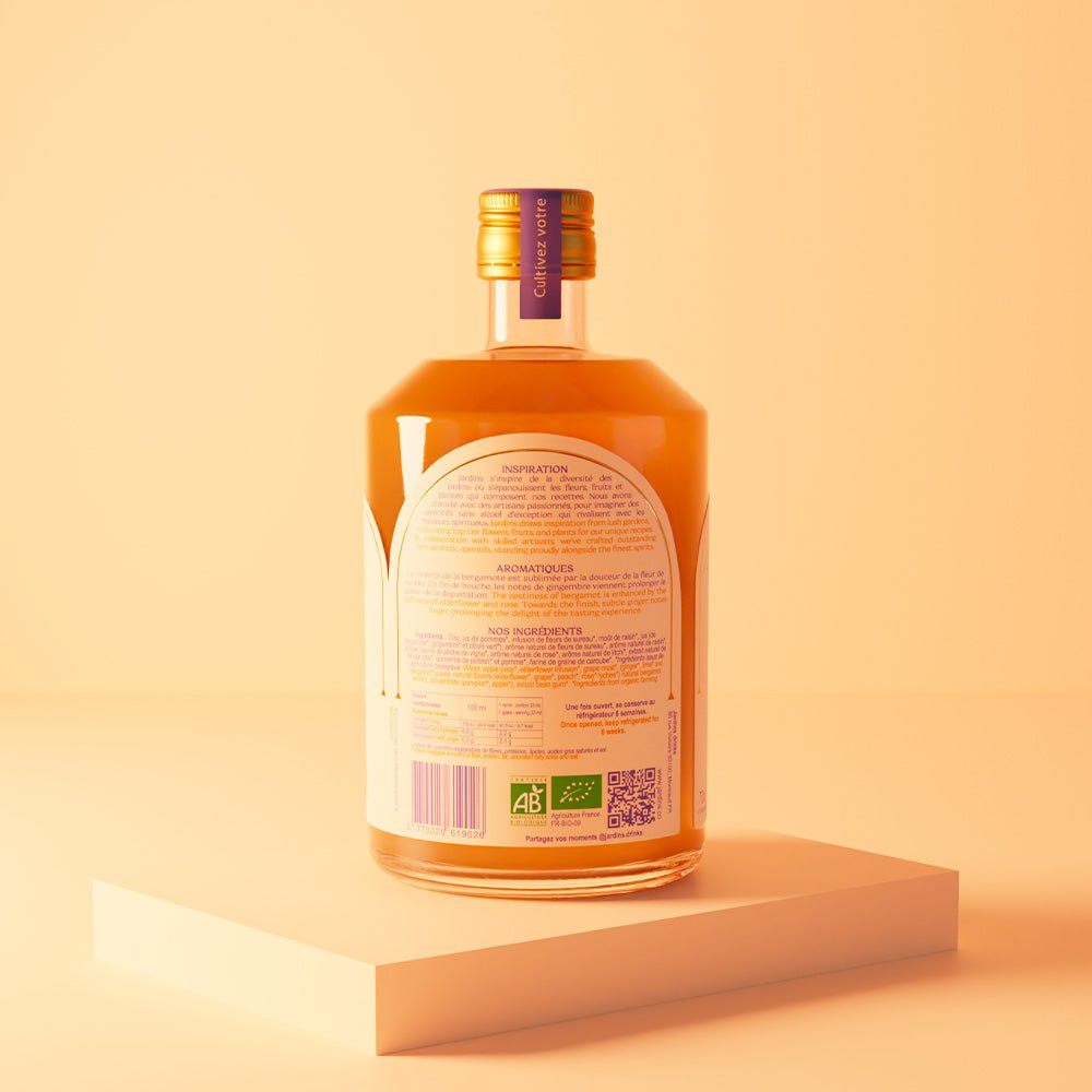 
                  
                    Jardins Fleuris - Fleurs de sureau & Bergamote - 70 cl - Jardins - cocktail sans alcool
                  
                